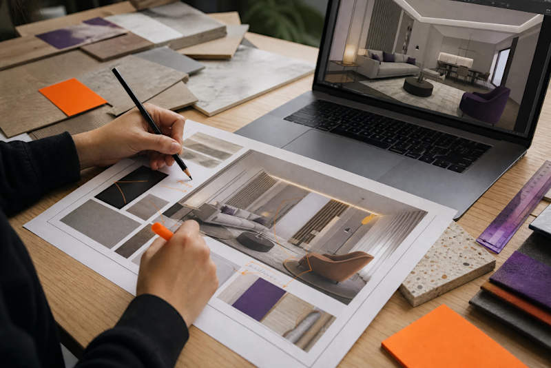 Попробуй себя в роли дизайнера интерьера и дойди до собственного проекта